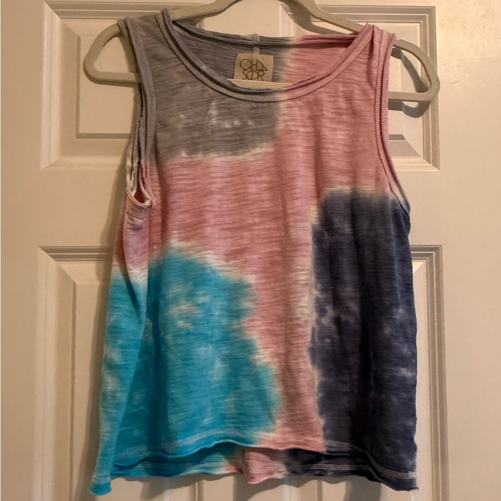Chaser Multicolor Tie-Dye Tank Top